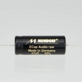 Mundorf Bipolar Elektrolyt-Kondensator Serie 680µF63V ECap AC rau 150µF 